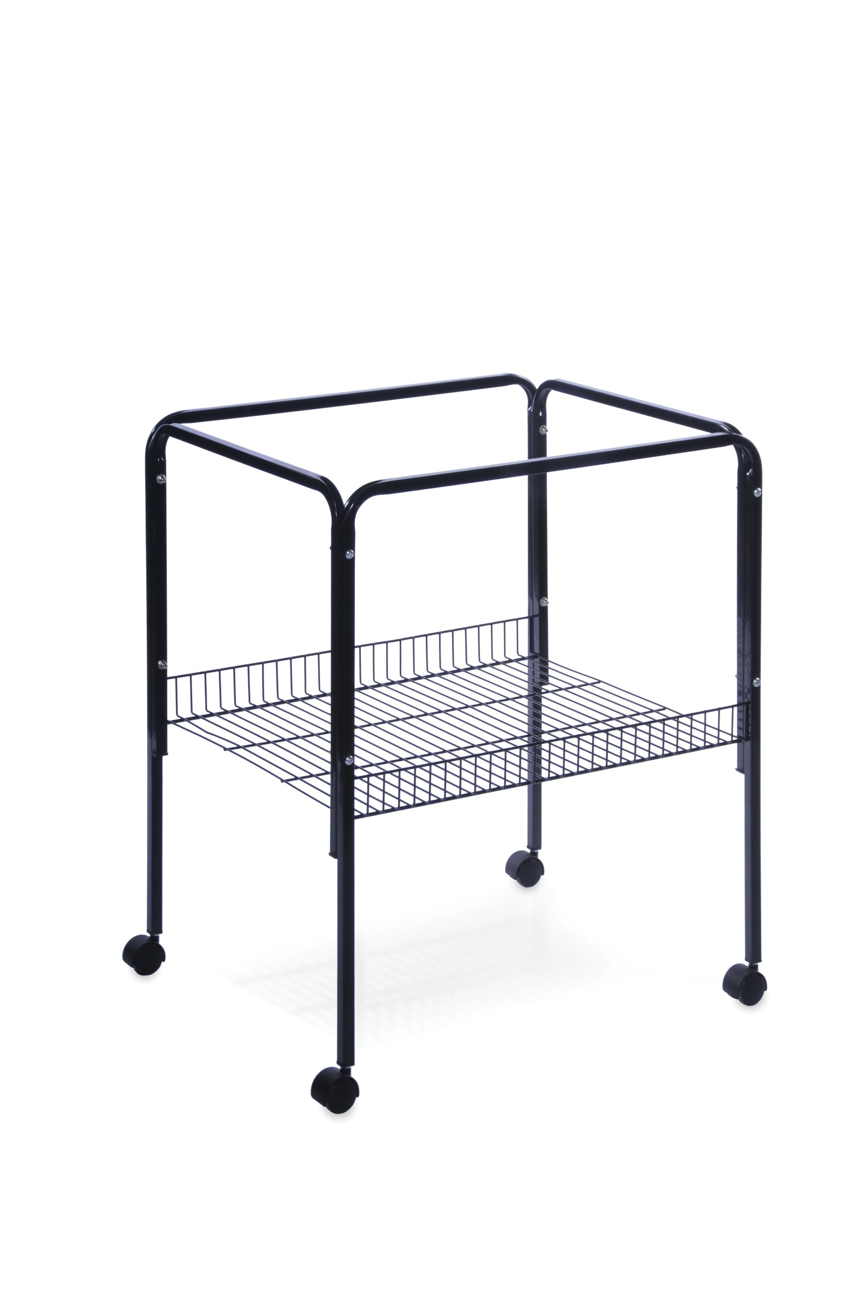Prevue Pet Products Rolling Stand with Shelf, Black