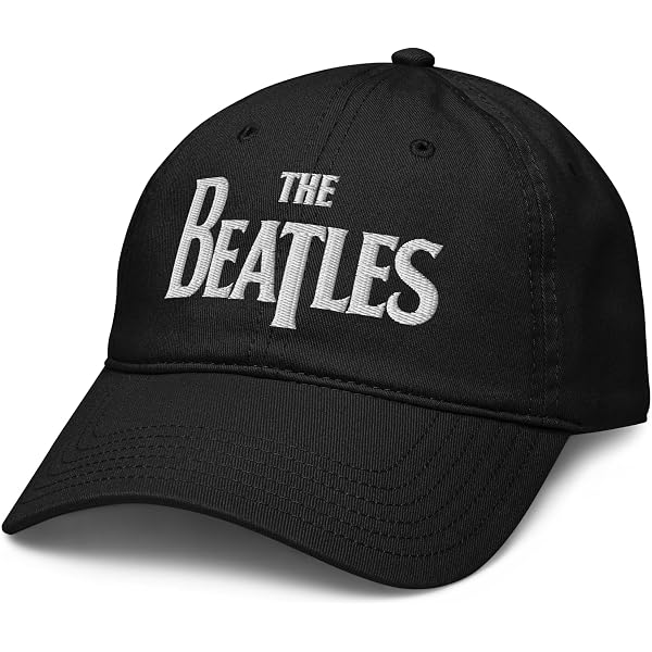 Amazon.com: The Beatles Logo Cap - Black : Clothing, Shoes  display picture 1