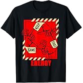 Keep that Same Energy Red Color Graphic T-Shirt