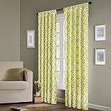 Green Curtains For Living Room , Modern