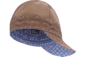 BOCOMAL Welding Cap HRC2 Flame Resistant 10OZ Durable Cotton Canvas Duck 6 Pannel Welder Caps