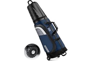 Findway Golf Travel Bags for Airlines with Wheels and ABS Hard Case Top, Protect Your Clubs, Waterproof 1680D Oxford Fabric a