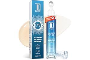 Dongyu Eye Cream for Dark Circles: Korean Caffeine Eye Cream Daily Morning Skincare - Puffy Eyes Treatment for Beauty Enthusiasts (Blue)
