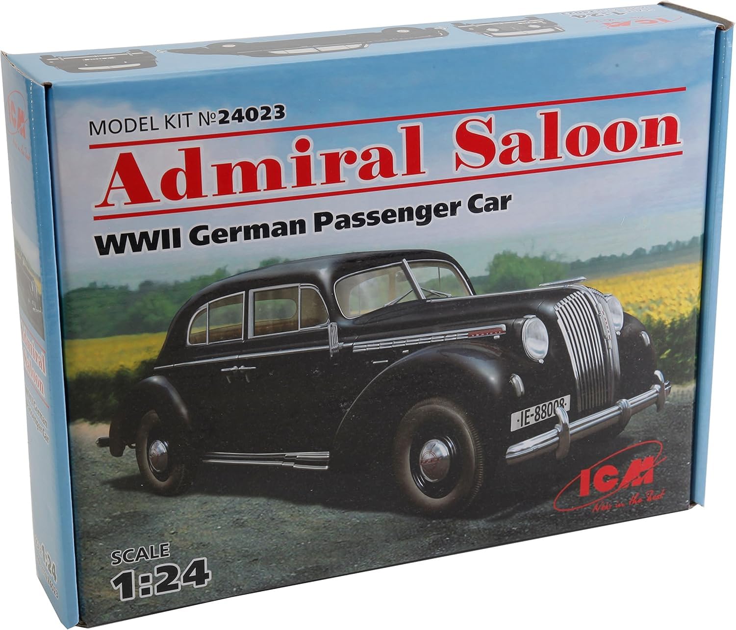 ICM 1:24 - Admiral Saloon WWII German Passenger Car