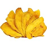 Dried Mango Slices - 16 Oz Delicious Texture Soft & Juicy No Sugar Added Dried Mango - Naturally Ripened Mangos Dried Fruits - Gluten Free kosher Non GMO Natural Source of Vitamin C,in Resealable Bag,