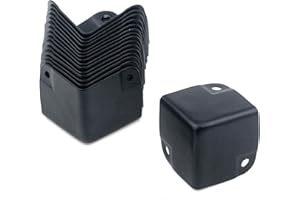 MY MIRONEY 1.38" Black Corner Protector 16Pcs Metal Cabinets Speaker Corners Protector for Flight Road Case Cabinet,Amplifier Speaker Cabinet