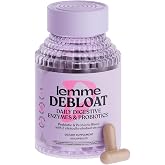 Lemme Debloat Probiotic Capsules for Bloating &amp; Gas Relief, 30-Day Supply | Bloating &amp; Gas Relief - 2 Clinically Studied Probiotics w/5 Digestive Enzymes to Improve Digestion, Women &amp; Men