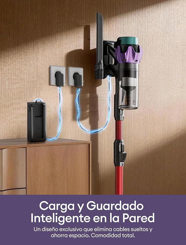 U18Pro Aspiradora sin Cable 55Kpa/80Mins, Sistema Multiciclón