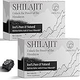 Shilajit Tablets 1000 MG, 100% Himalayan Organic, Shilajit Supplement Rich in Fulvic Acid & 85+ Trace Minerals for Men and Women, Energy & Immune System, 120 Count