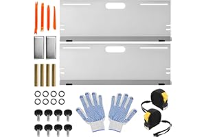 OKSTENCK Wheel Alignment Tool,Includes Two Stainless Steel Tool Positioning Plates, Two 5-Metre Tape Measures, Four Positioni