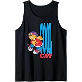 Garfield Cool Cat Retro 90's Cartoon Cat Tank Top