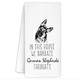 CIOJUNE German Shepherd Dog Kitchen Decorative Hand Towels for Kitchen, German Shepherd Gifts for Women Pet Dog Lover Women, 16×24 in