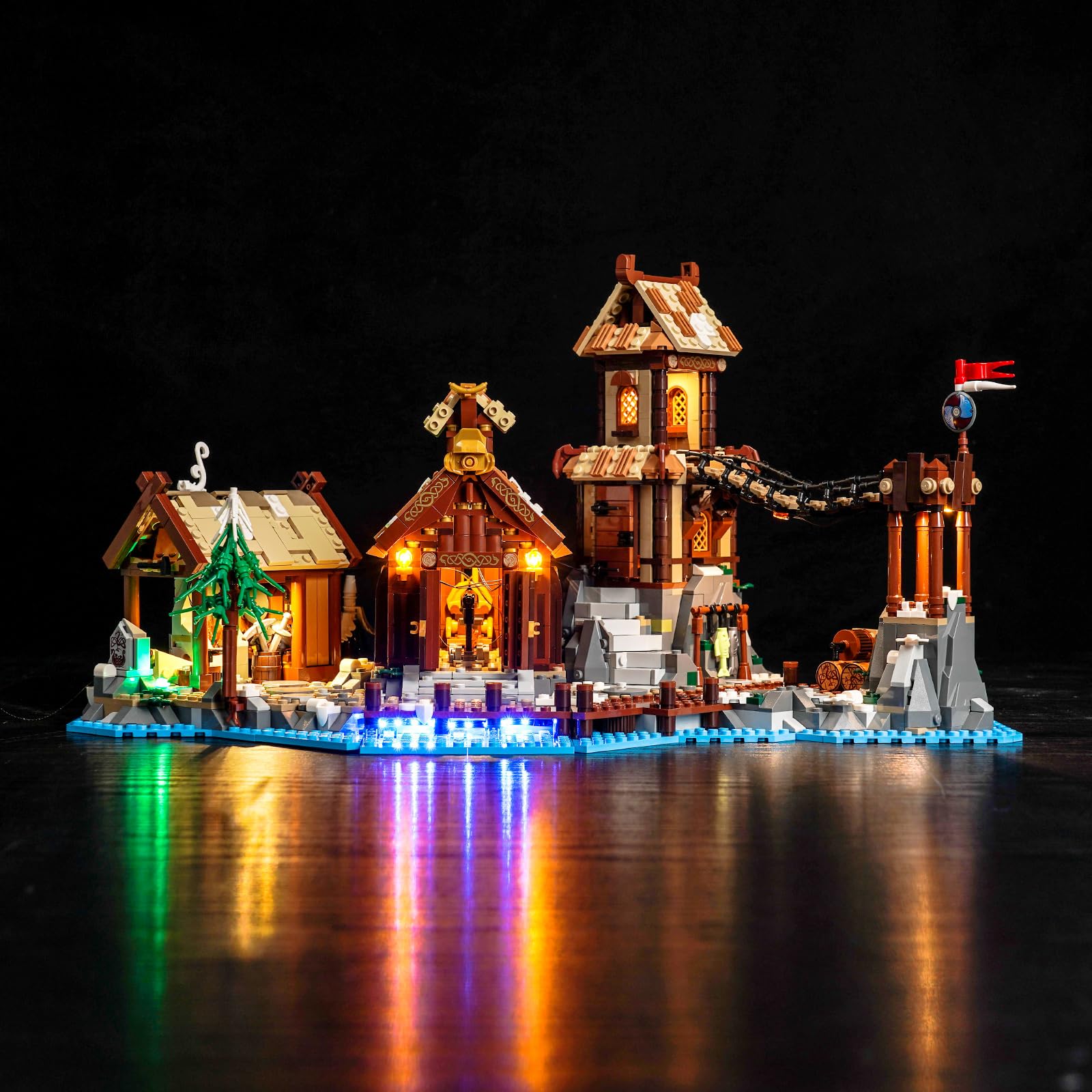 Light Kit for Lego Viking Village 21343, Lighting Set for Lego 21343 Viking Village - Not Include Models, Just Light Kit (Standard Version) — image 1