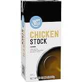 Amazon Brand - Happy Belly Chicken Stock, 32 fl oz (Pack of 1)