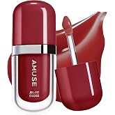 Amuse SEOUL Jel-Fit Tinted Lip Gloss (CAFFEINE CHERRY) | Ultra Shine Plumping Lip Stain, Hydrating Volumizing Lip Tint, Non-Sticky, Long Lasting Glossy Finish, Vegan, K-Beauty Makeup