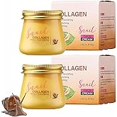 OSFRIAGE Snail Collagen Face Cream,Anti-Wrinkle and Rejuvenating Cream,Brightening Moisturizing Firming Collagen Cream for Women (2PCS)