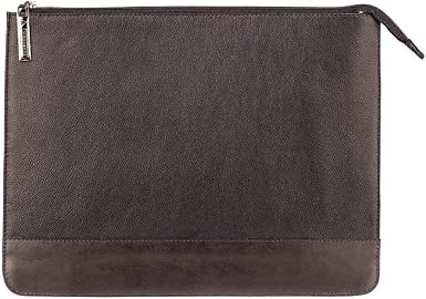 Pasta envelope de couro masculina Clearance