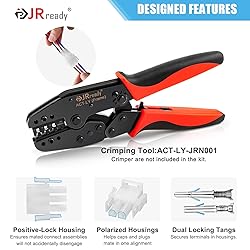 JRready ST6513 220Pcs MLX Pins Connector Kit 6p 9p
