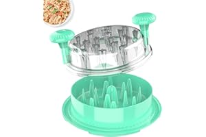 EOAOD Chicken Shredder, Small Chicken Breast Shredder Tool Twist, Visible Meat Shredder Machine with Widened Anti Slip Mat Fix, Suitable for Tocas, Buffalo Chicken Dip, Dishwasher Washable