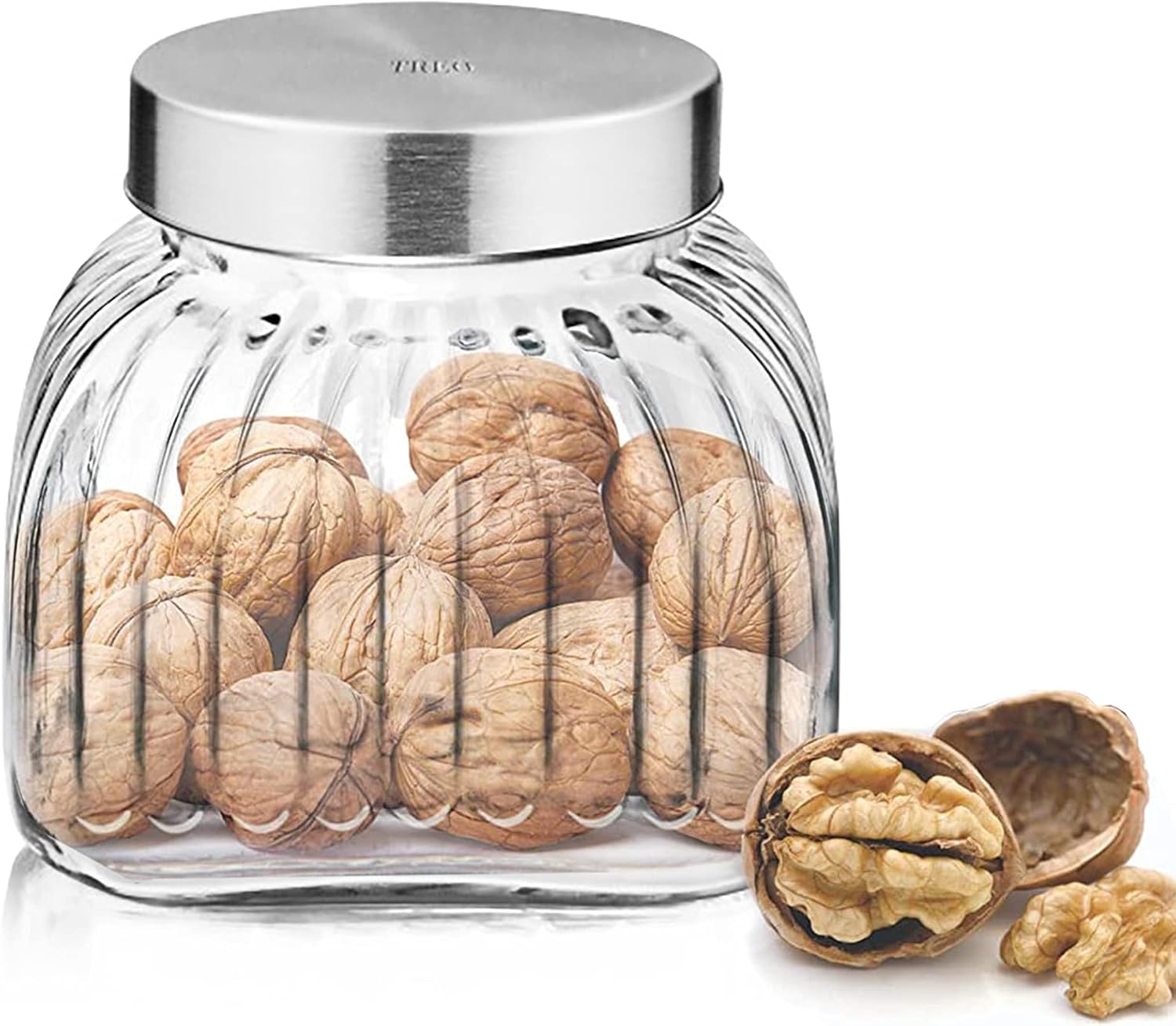 Buy Treo By Milton Bruno Glass Storage Jar, 2500 ml (Transparent) Online at Low Prices in India