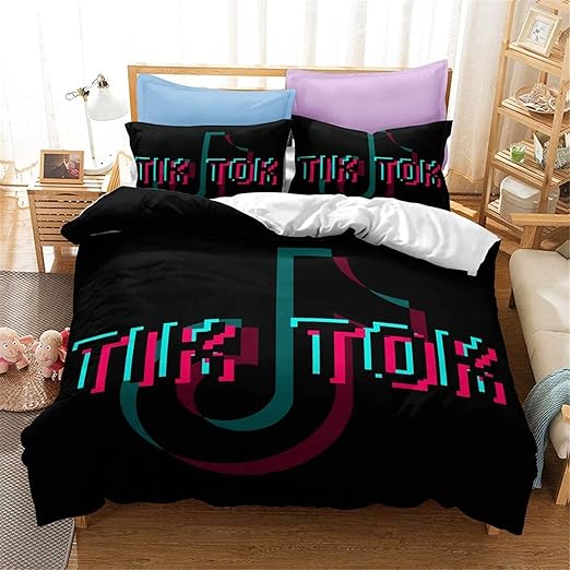YOMOCO TIKTok duvet cover TIKTok bed linen set contains 1 duvet cover