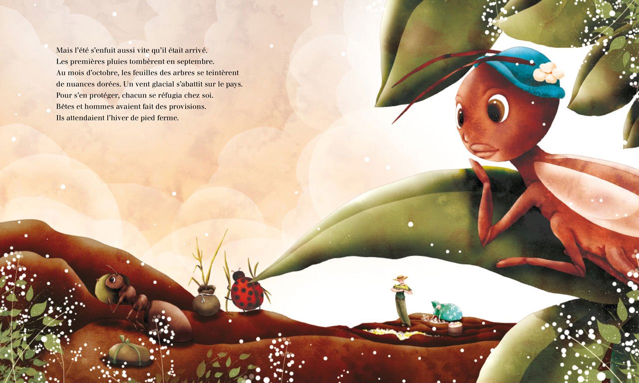 La Cigale Et La Fourmi Raconte Moi Une Seassau Marc La Fontaine Jean De Delanssay Cathy Amazon Com Books