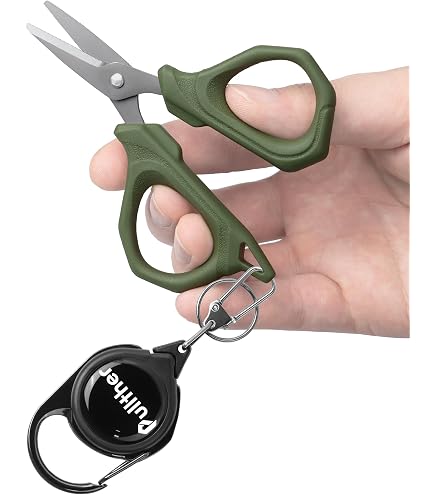 Pullther Fishing 6.2" Fishing Scissors For Braided Line
