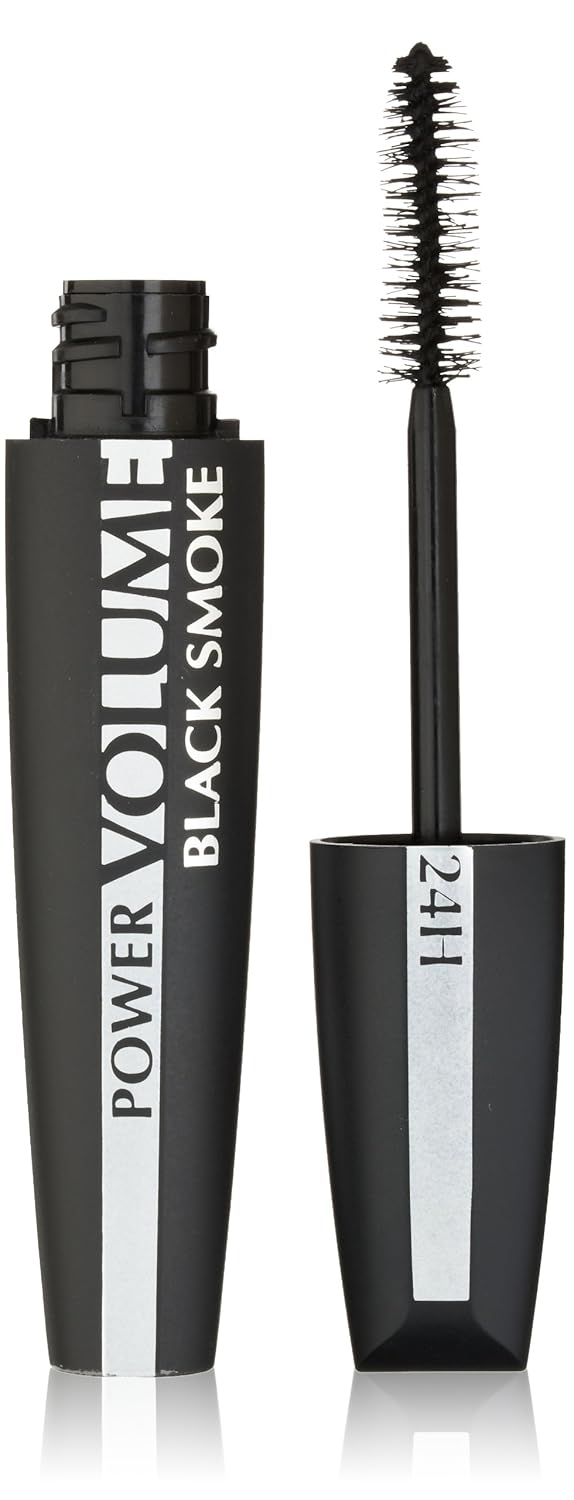 L'Oreal Paris Voluminous Power Volume 24H Mascara, 697 Black Smoke, 0.33 Fluid Ounce