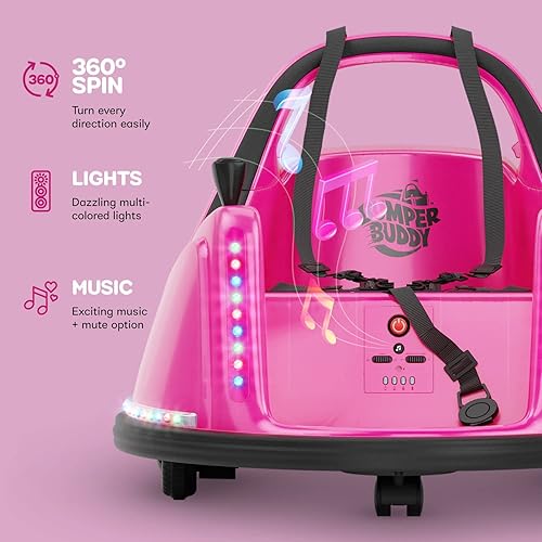 Bumper Buddy Ride On Electric Bumper Car for Kids Toddlers, 12V