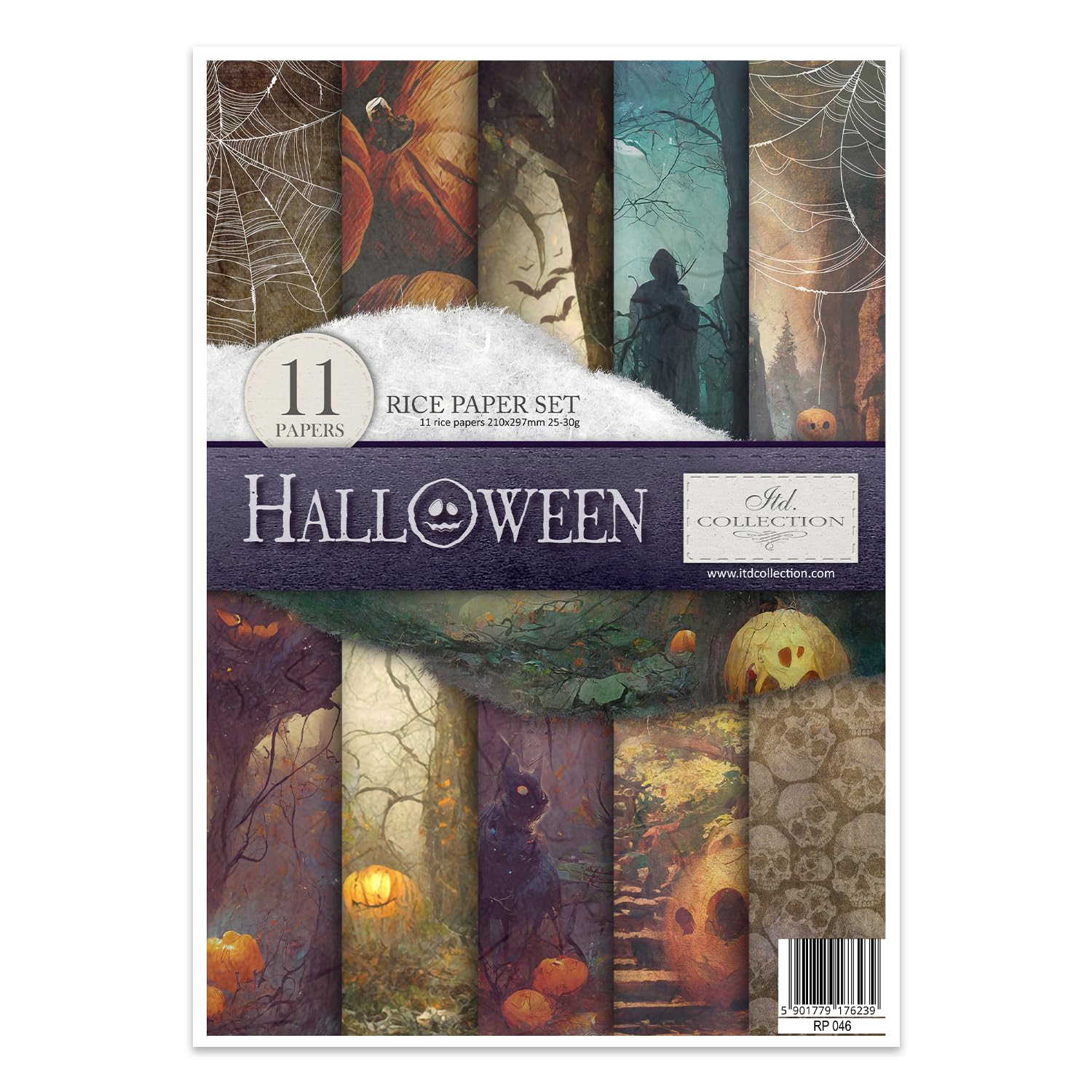 ITD Collection Halloween Rice Paper 29.7 x 21 cm RP046