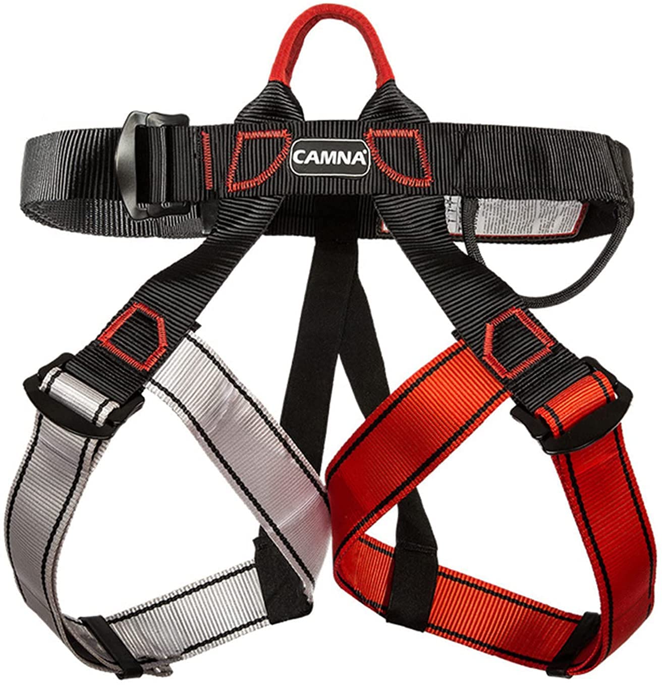 CJHZQYY Climbing Harness, Wider Half Belt for Mountaineering, Half Body Climbing Belt for Fire Rescue, Mountaineering, Fall Protection for Women, Men and Children