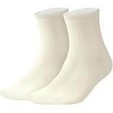 Fire-Resistant Racing Socks - 100% Aramid Fiber Moisture-Wicking &amp; Breathable Performance Socks for Motorsports, Sports &amp; Daily Wear (Fits Shoe Size 6-11) White