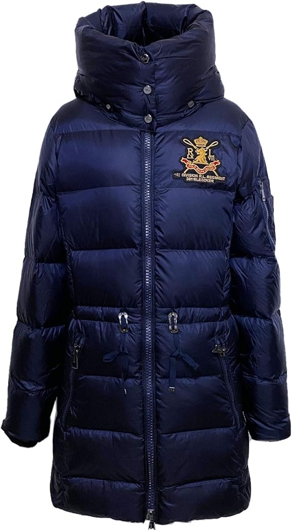 Amazon ラルフローレン Polo Ralph Lauren ポロ ラルフローレン レディース フード付き エンブレム ダウンジャケット コート 並行輸入品 コート ジャケット 通販