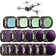 NEEWER ND & CPL & Effect Filter Set for DJI Mini 4 Pro, 16 Pack HD ND16 ND32 ND64 ND128 ND256 ND512 ND1000 ND16/PL ND32/PL ND64/PL ND128/PL ND256/PL, UV, CPL, LPR, Black Diffusion 1/4