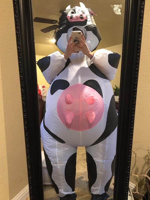 Best Price Adult Inflatable Cow Halloween Costume Joyfy