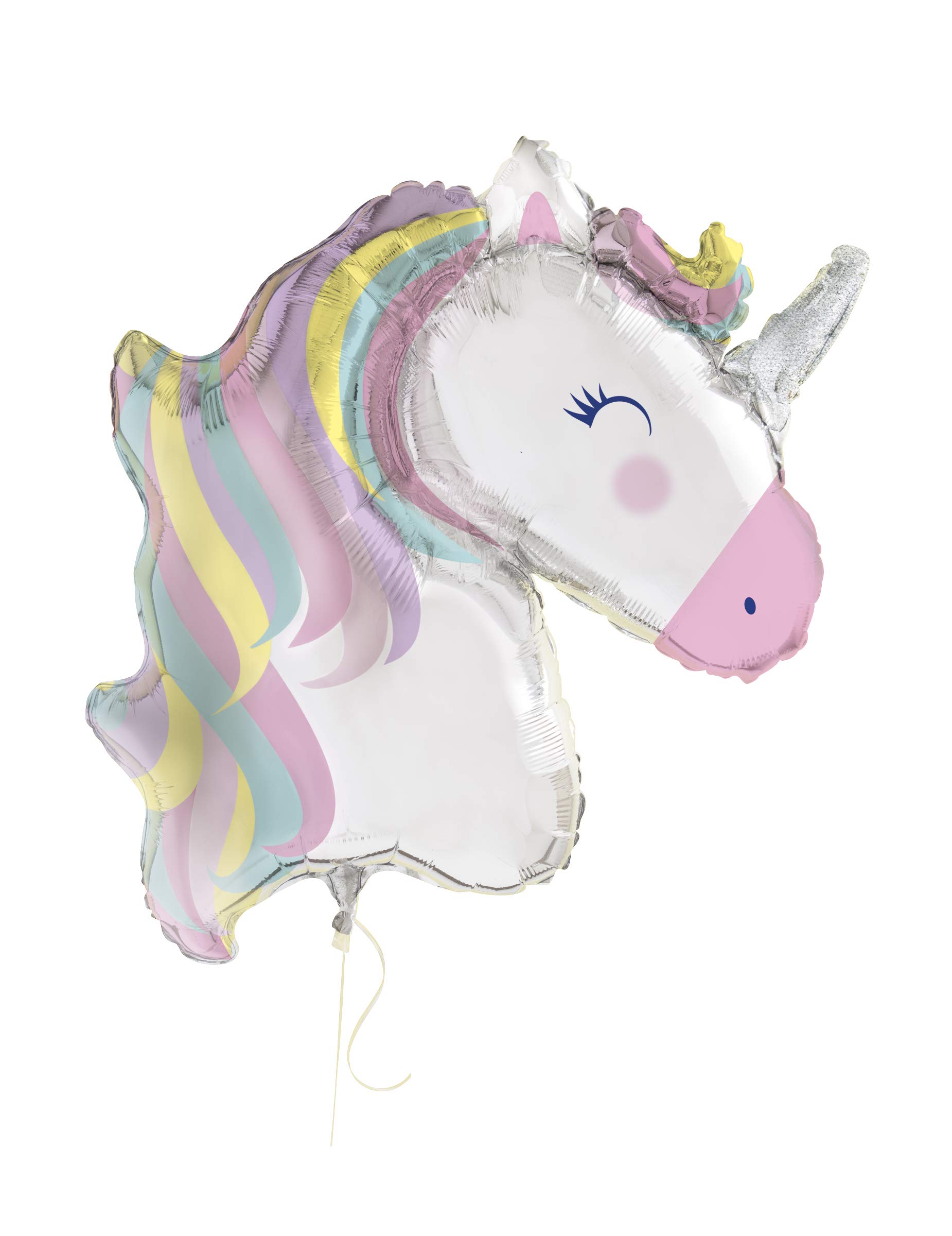Multicolor Unicorn Giant Foil Balloon (106cm) 1 Piece - Perfect for Party Decorations & Celebrations, 42''