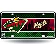 Rico Industries NHL Unisex-Adult Metal License Plate Tag