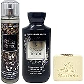 Bath & Body Works A Toast To You - Fragrance Mist and Body Wash - with a Creamy Rose Bar Soap