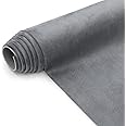 Suede Headliner Fabric with Foam Backing Material - Automotive/Home Micro-Suede Headliner Flame Retardant Fabric for Car Replacement/Repair/DIY (Grey 48 * 60 Inch)