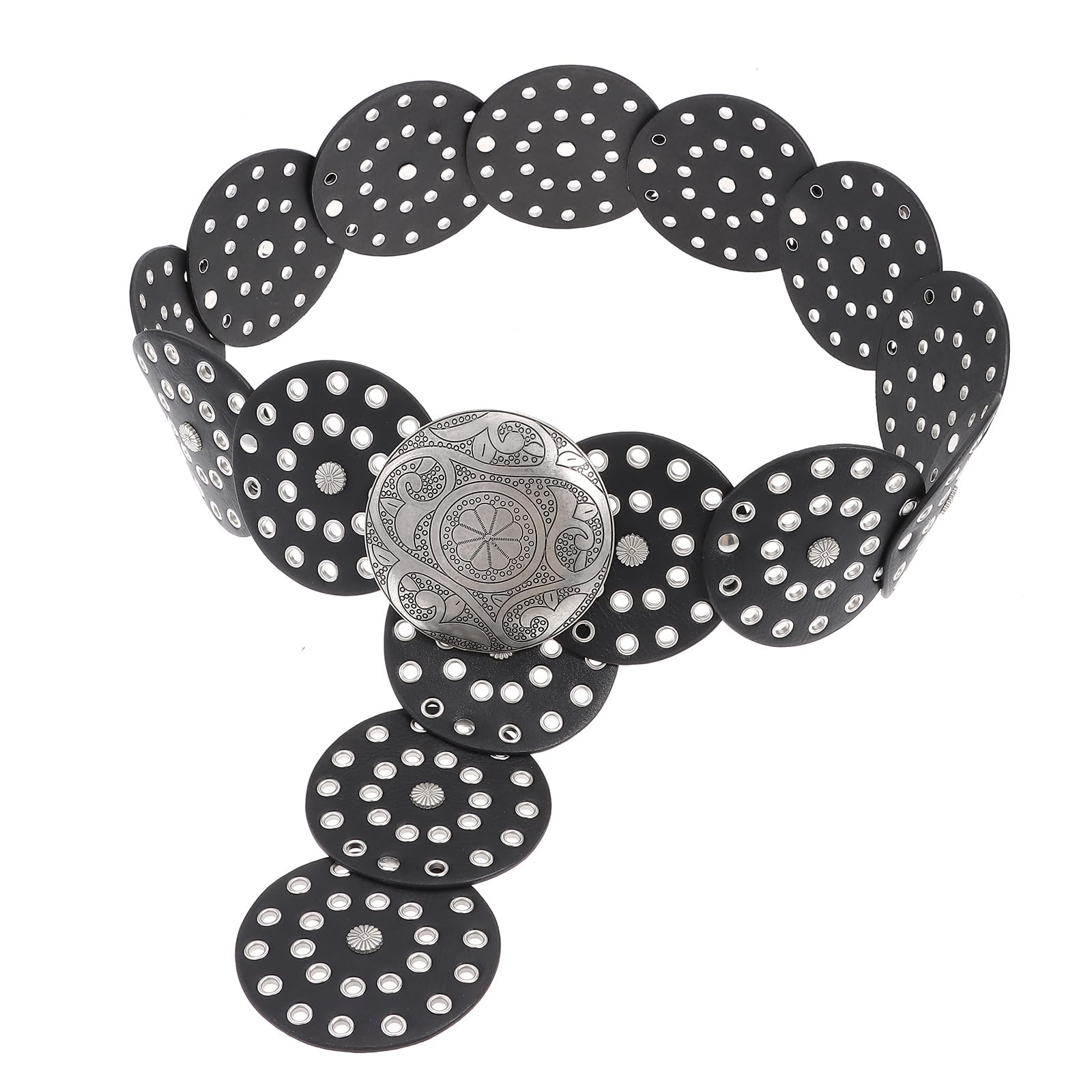 Dazzleimart Hollow Disc Belt Western Style