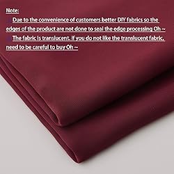 MaiMaiSuan 60" Wide Wine Red Chiffon Fabric by The