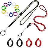 16 Pcs Anti Lost Lanyard Set Include 2 Necklace