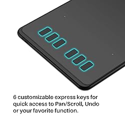 HUION Inspiroy H640P Drawing Tablet, 6x4 inch