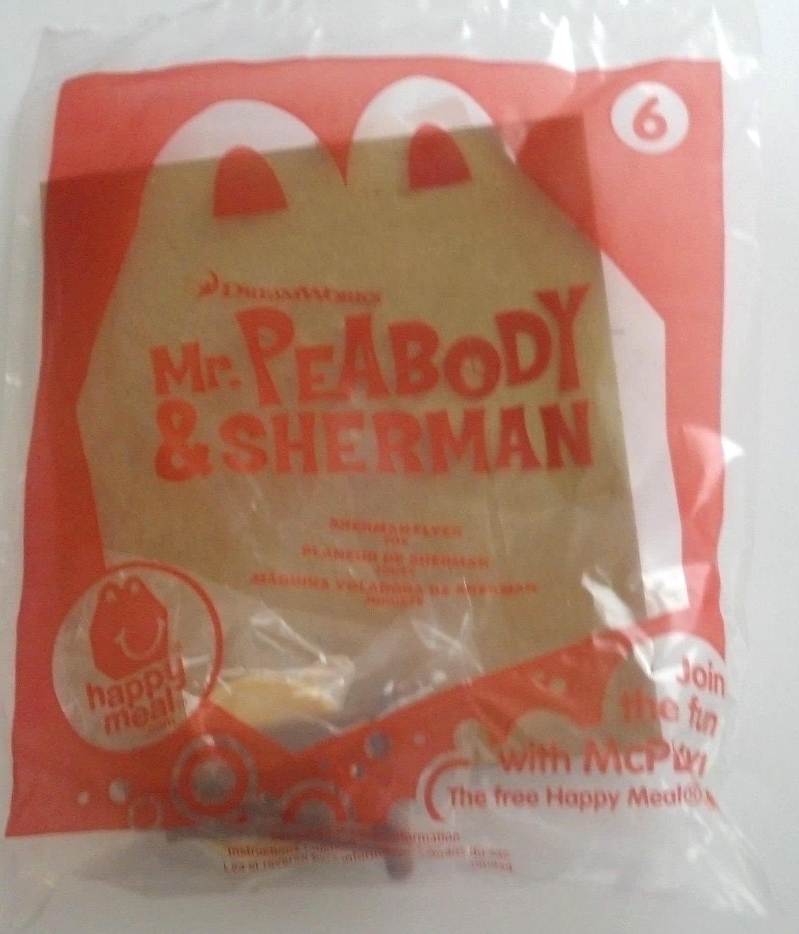 Mr. Peabody & Sherman Mcdonald Happy Meal Toy # 6 Sherman Flyer by McDonald