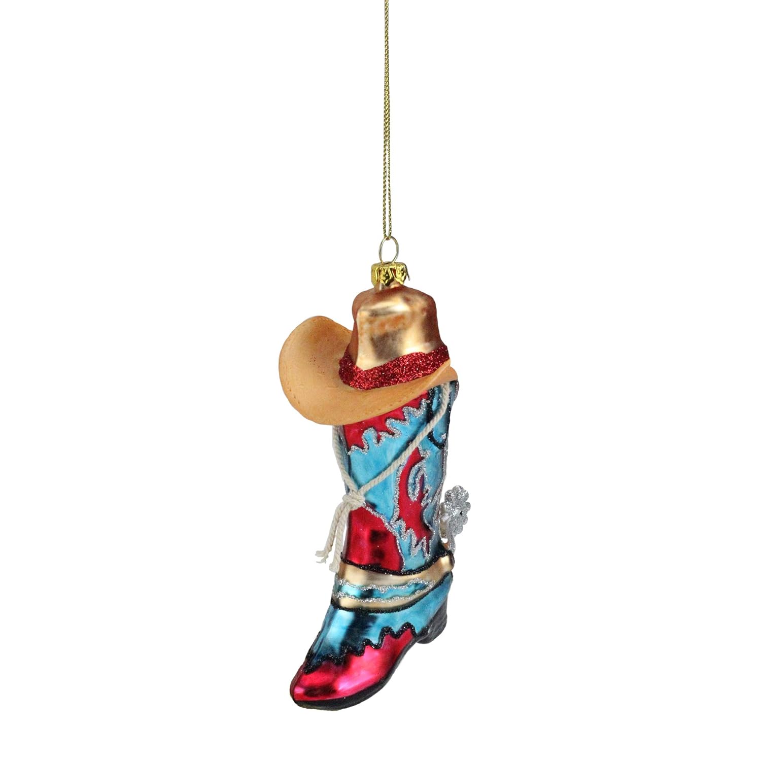 cowboy boot ornament