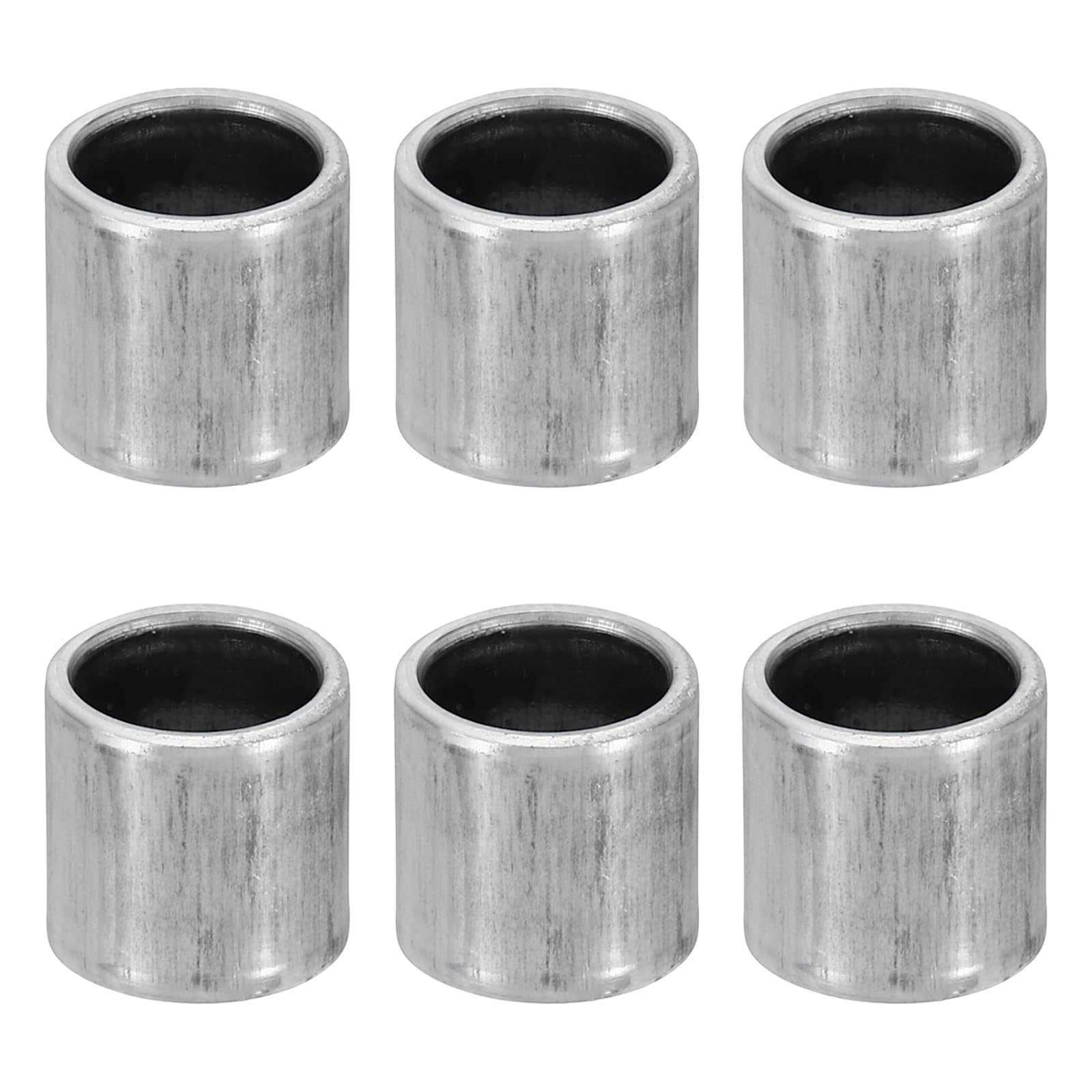 PATIKIL M8 Steel Spacers, 6 Pcs Metal Spacers Steel 8.5mm ID x 11mm OD x 11mm L Carbon Steel Spacer Screw Standoff Round for 5/16in or M8 Screw Bolts