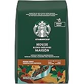 STARBUCKS House Blend Roast Ground Coffee, Medium Roast, Smooth And Balanced, Made With 100 Percent Arabica Beans, For Use Wi