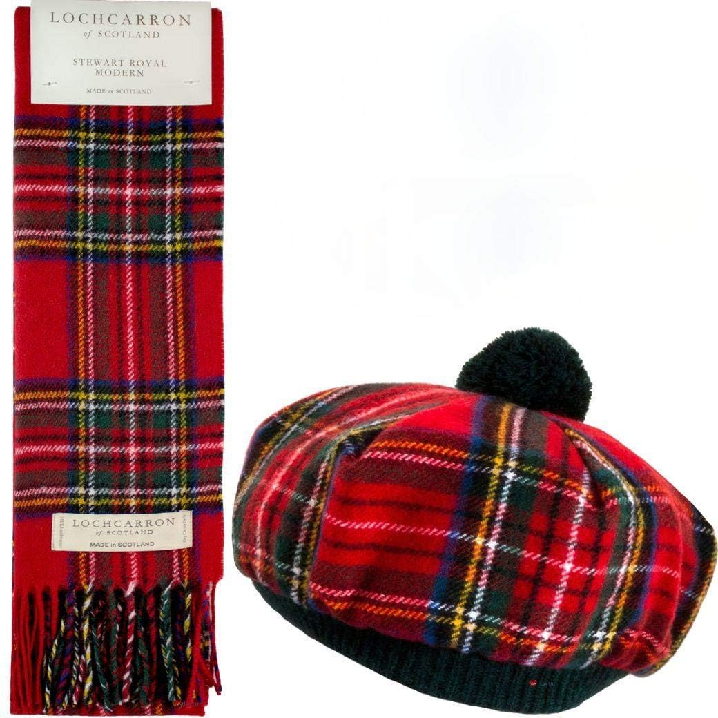 tartan scarf and hat