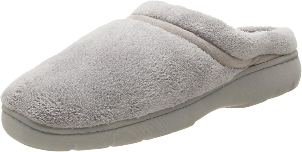 isotoner men's microterry clog slippers