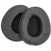 MDR-V900 Earpads Replacement Protein Wrinkle PU Ear Pads Cushions Cover Repair Parts Compatible with Sony MDR-V900 MDR-V600 Z600 7509 Headphones (Black)